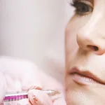 Biostimulation an der Wange