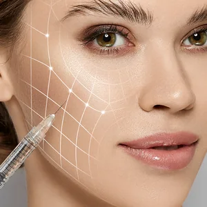 Biostimulation an der Wange